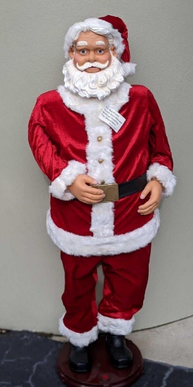 Gemmy Animated Singing Santa Christmas Display Talking