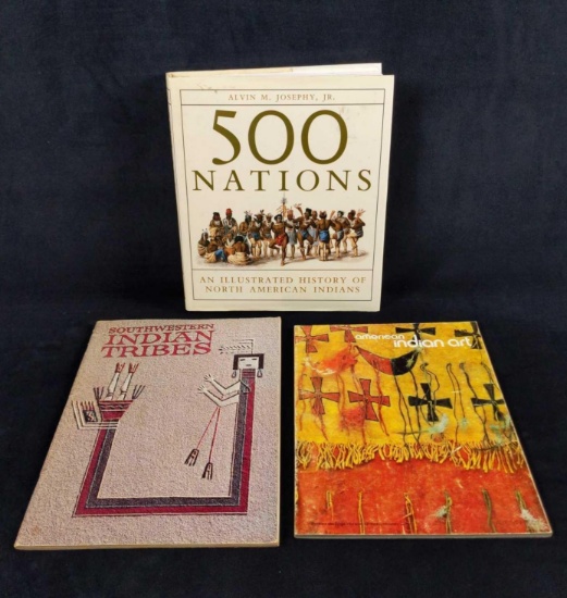 Native American History And Art Books Lot Of Three