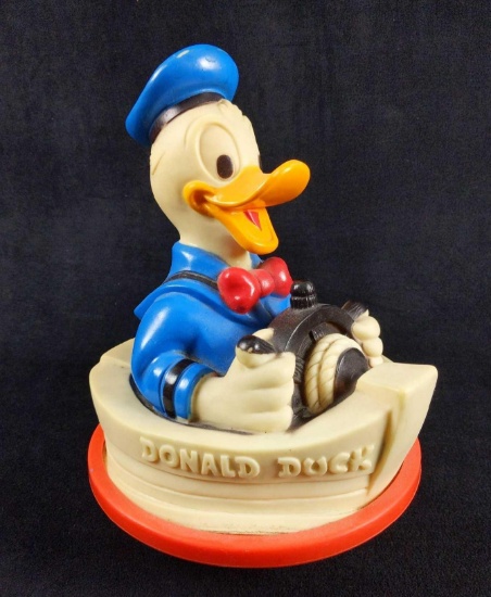 1976 Donald Duck Sailboar Roly Poly Toy
