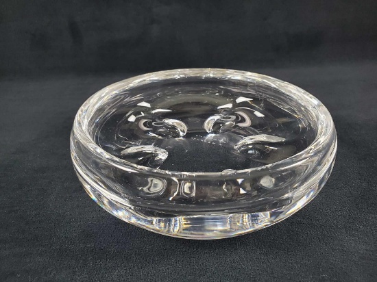 Mid Century Swedish ???????Orrefors Glass Bowl