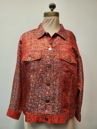 Christine Modern Thomson Button Down Shirt SizeL