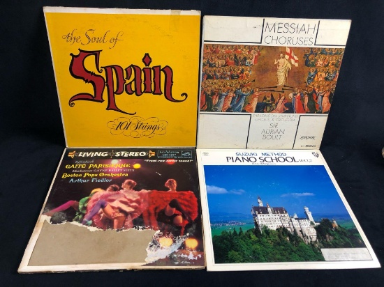Vintage Vinyl Classical Latin Albums Lot Of 4
