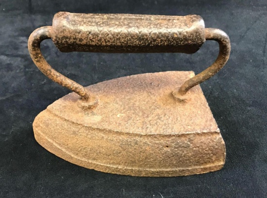 Antique Cast Iron Clothes Iron