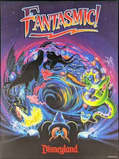 Rare Disneyland Fantasmic Poster