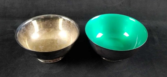 Reed Barton WM Rogers Silver Plate Revere Bowls