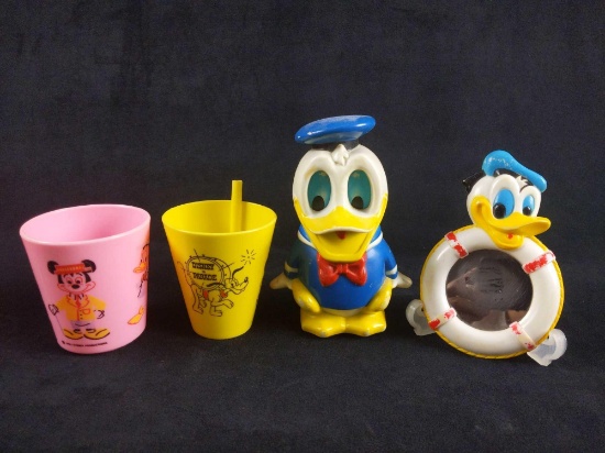 Vintage Collectible Donald Duck Items Lot of 4