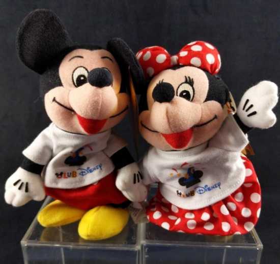 Disney Club Disney Mickey Minnie Bean Bag