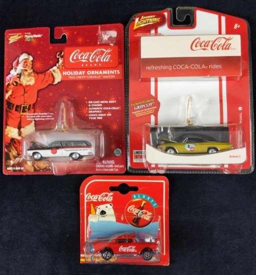 Coca Cola Die Cast Toy Car Christmas Ornaments