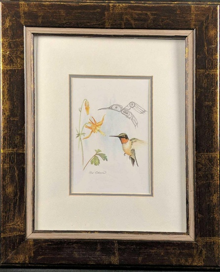 Sue Coleman The Hummingbird Framed Print