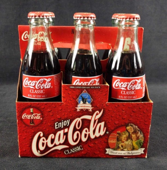 Full 6 Pack Coca Cola 100th Anniversary Walgreens