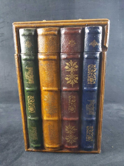Three Hands Faux Book Hidden Liquor Wine Container
