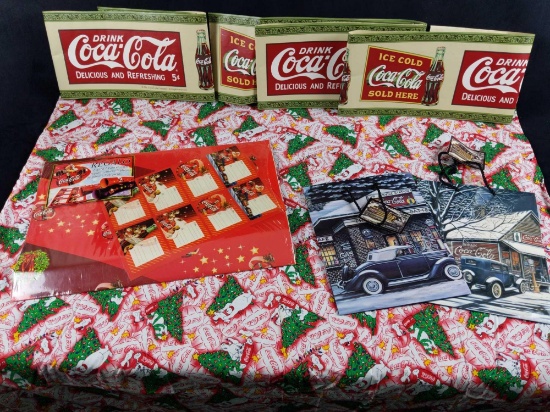 Coca Cola Wrapping Paper Gift Bags Banners Cloth