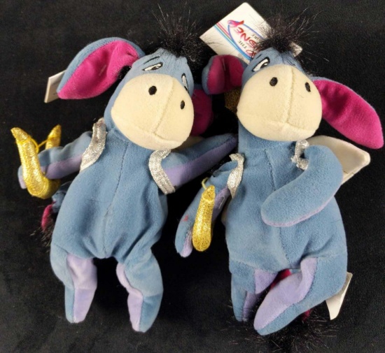 Disney Bean Bag Dolls Cupid Eeyores Times Two