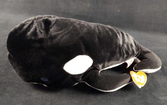 Ty Tide The Killer Whale Beanie Buddies Orca B