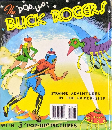 Pop Up Buck Rogers Strange Adventures Spider Ship