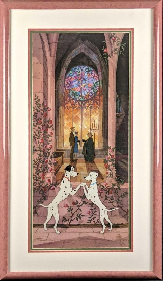 Rare Disney LE 101 Dalmatians Hand-Painted Cel W3