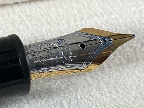 Rare Vintage Montblanc Meisterstuck No149 Fountain Pen Serial Number IK1097513 W/ Box (W3)
