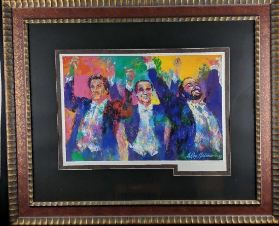 Hand Signed The Three Tenors by LeRoy Neiman W3