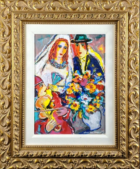 Zamy Steynovitz Oil On Canvas Wedding Music W3