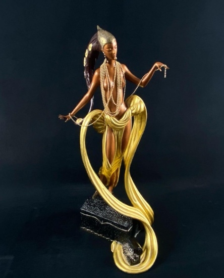 Original Signed Numbered 1 / L Erte Bronze Sculpture "Pleasure of the Courtesan"
