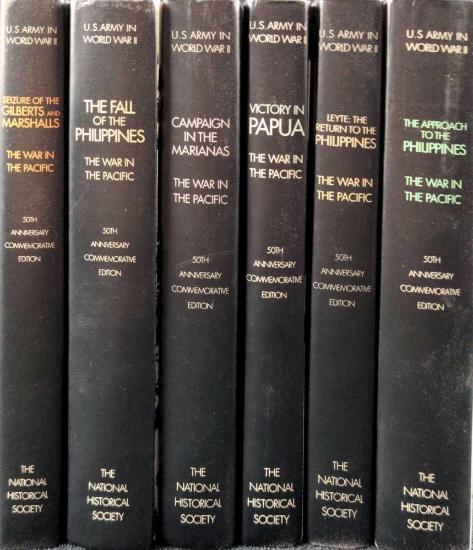 Six Volumes Of The US Army In World War II Hardcovers
