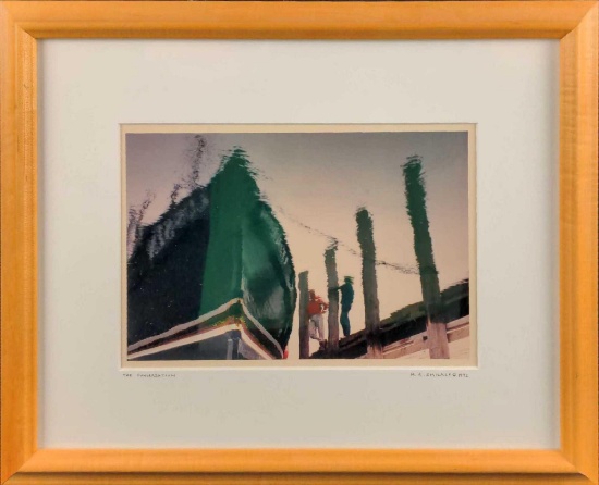 Framed M R Smilack Photo The Conversation X1