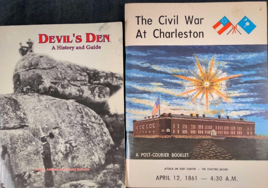 Civil War Softcover Books Lot Of Two