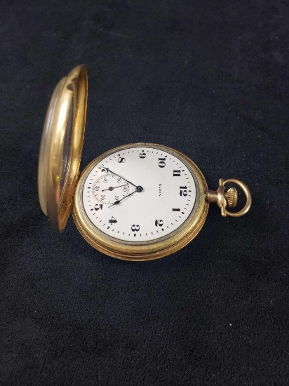 Elgin Size 12 14K Open Face Pocket Watch