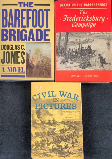 Three Civil War History Hardcover Books