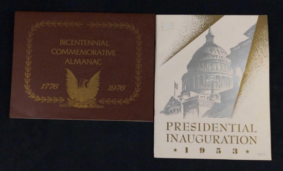 Eisenhower Inaugural Program And Bicentennial Almanac