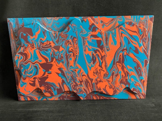Original Signed Katharine L Harvard Psychedelic 2D Colors Painting (Xl) # 2