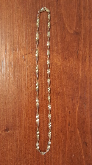 18" Twisted Chain - Marked 925 Made in Italy
