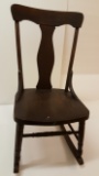 Early rocking chair overall 34 inch high - 14 inch high seat