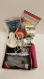 Fisher-Price Monitor, Coby Pocket Radio, Dale Junior Dry Erase Board, Ink Stamp, Cell Phone Covers,