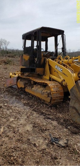 Insurance Claim: 2002 John Deere 655C Dozer