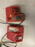 Qty of 2 Milwaukee Battery Chargers