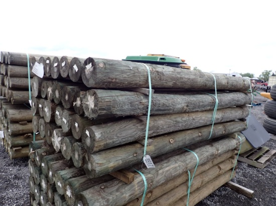 (28) Treated 6' x 8' Fence Posts
