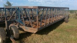 Blue Oldencamp 24' slant bar feeder