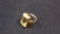 25kt Citron Set in Gold Ring