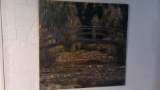 Japanese Foot Bridge and Water Artograph by Monet