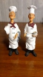 2 Chef Statues