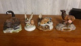 Wildlife Decanters and Statue