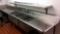 Stainless Steel Counter with 3 Sinks & Faucet