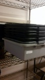 Lot of 7 plastic tubs