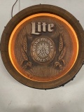 Miller Lite lighted beer sign