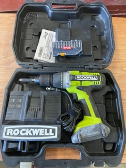 Rockwell 18V Cordless Drill w/Bits