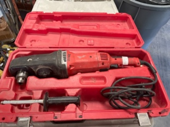 Milwaukee Heavy Duty Super Hawg Right Angle Drill