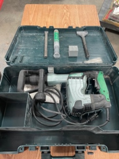 Hitachi H45MR SDS Max Demolition Hammer w/Bits
