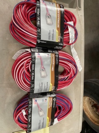 250' 12 Gauge 3 Wire Extension Cord NEW