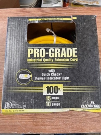 100' 10 Gauge 3 Wire Extension Cord NEW
